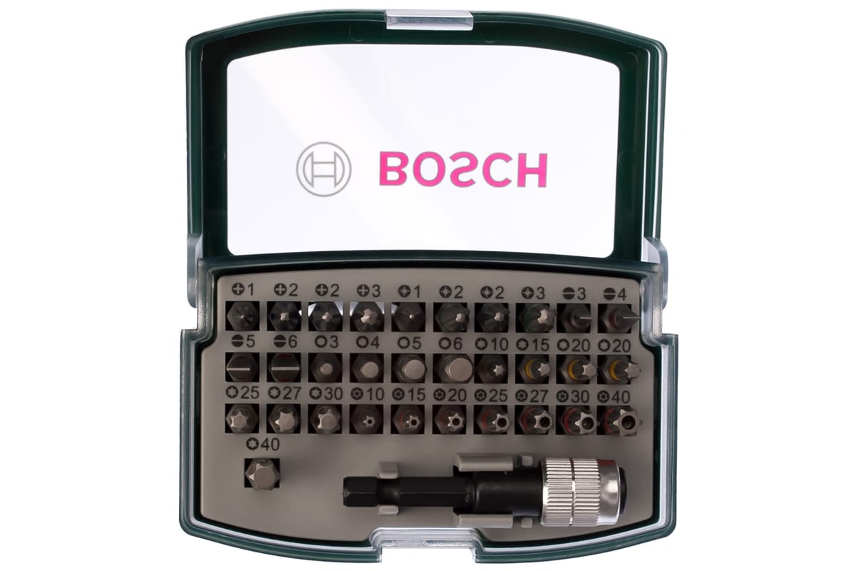 Набор бит COLORED 32 предмета Bosch