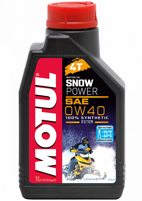 Масло MOTUL Snowpower 4T 0W40 (1л)