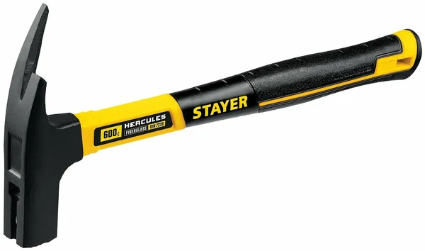 Молоток кровельщика с фиберглассовой рукояткой 600 г, STAYER Hercules