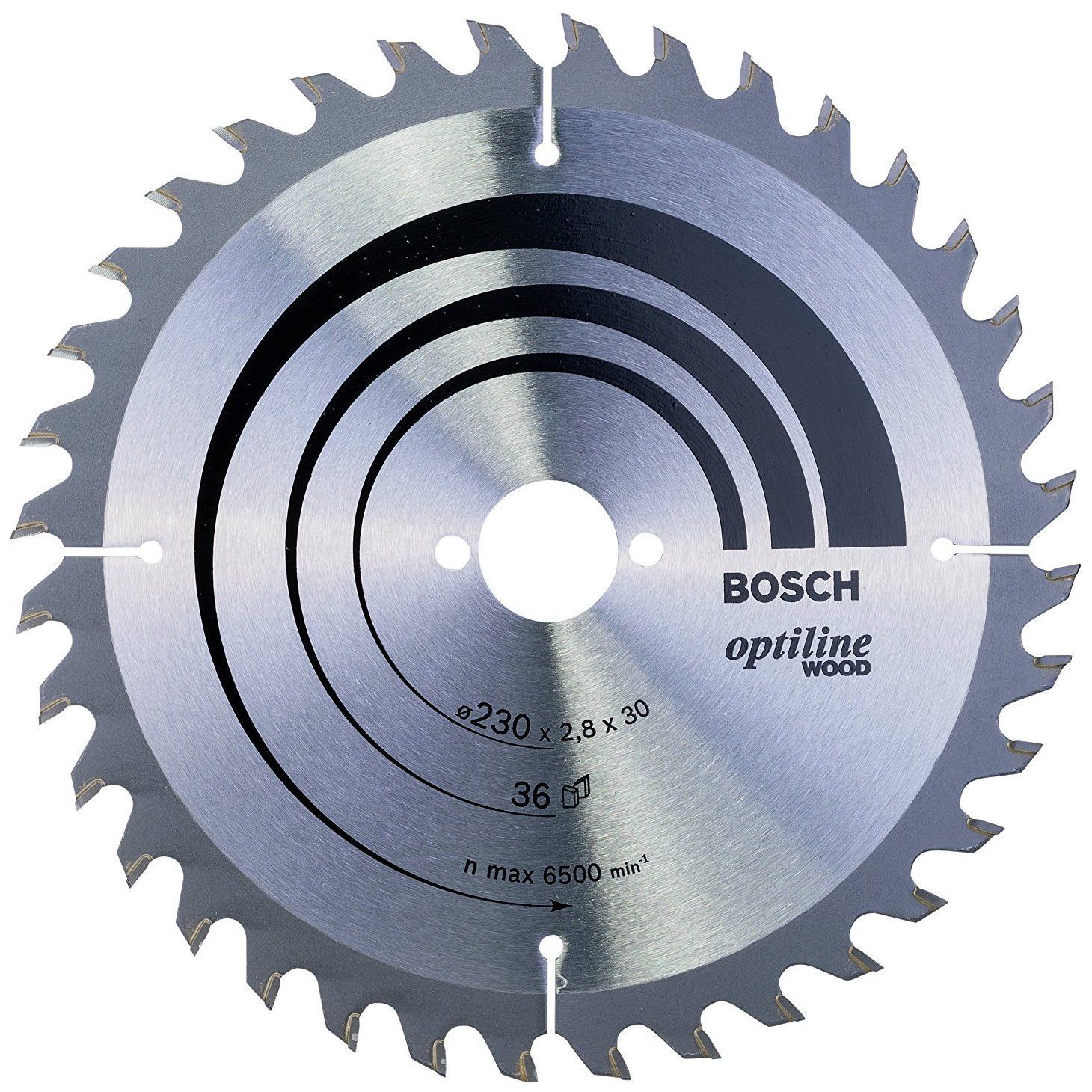 Диск пильный Bosch твердосплавный 230х30х 36 Optiline (628)