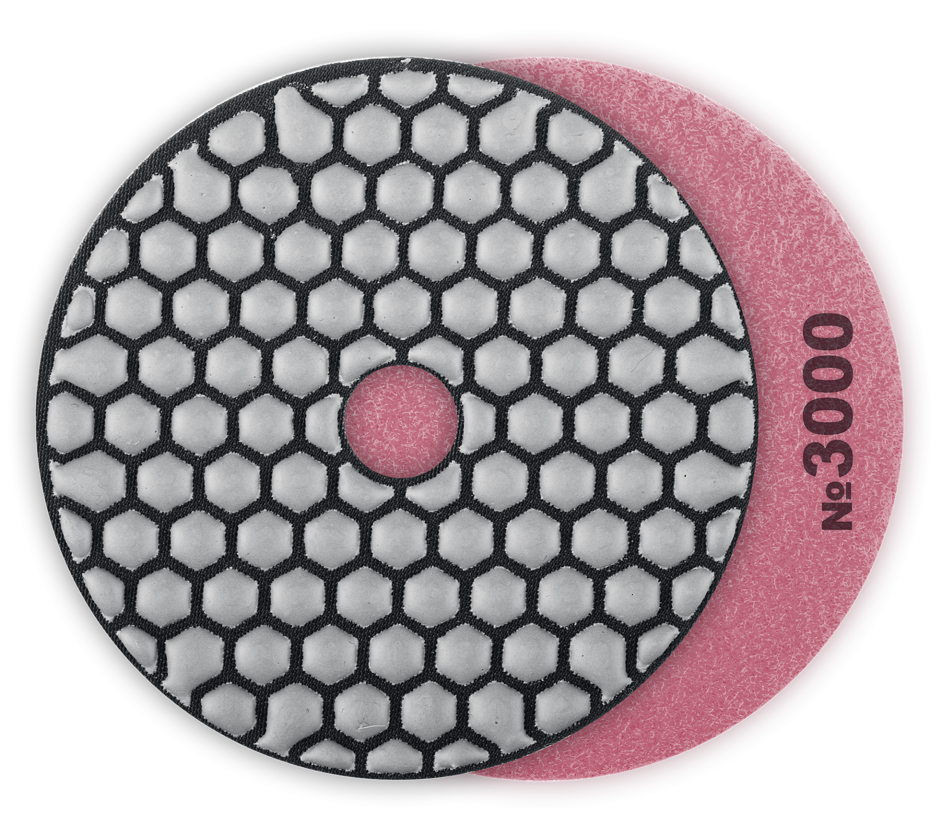 Круг шлифовальный алмазный гибкий 100мм №3000  (Черепашка) для сухого шлифования ЗУБР 