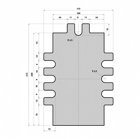 Тиски крестовые BELMASH CV75