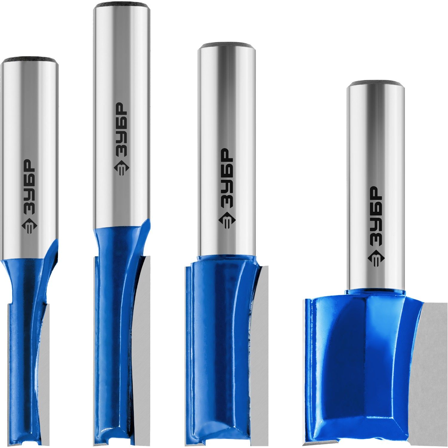 Набор профильных фрез по дереву ЗУБР "ПРОФЕССИОНАЛ", 4 шт