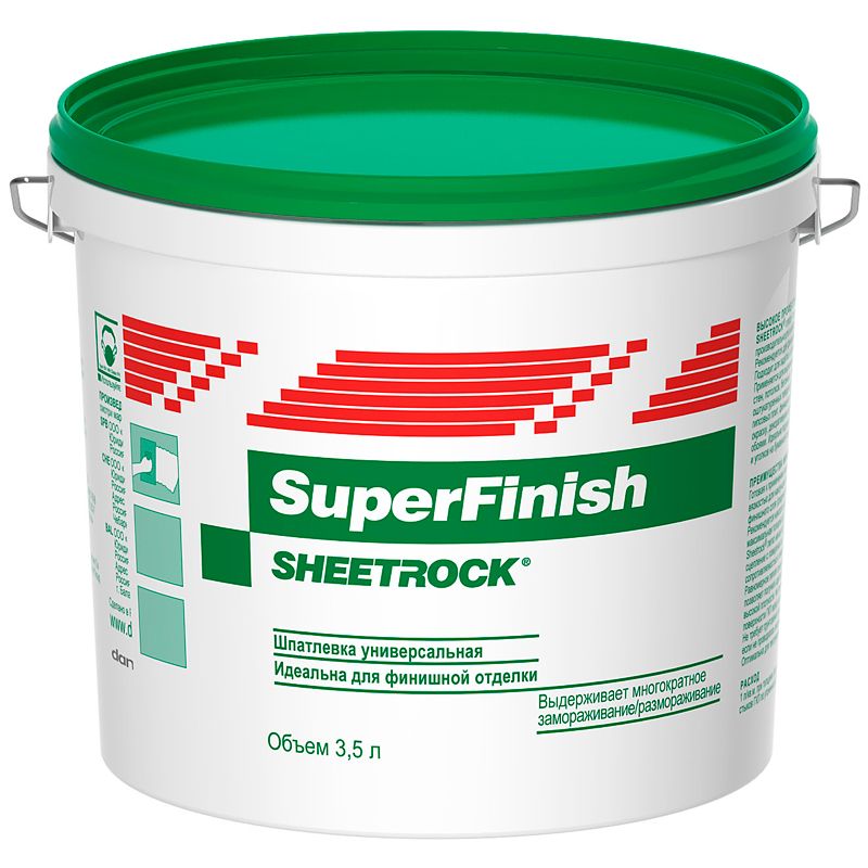 Шпатлевка готовая Шитрок (Sheetrock) (5кг-3л)