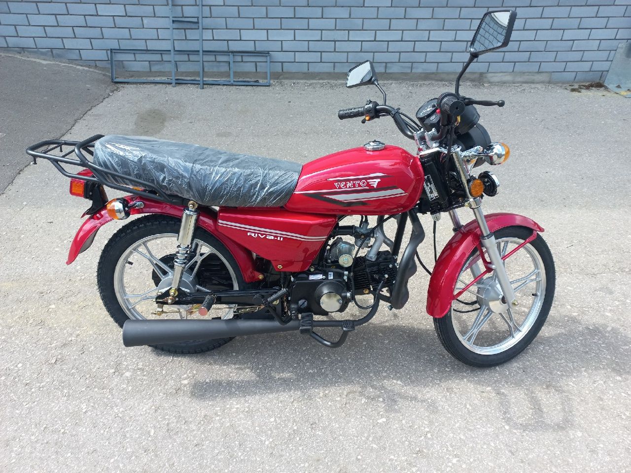 Мопед VENTO RIVA - II 49сс (110) (дуги,без сигнализации) (RED)