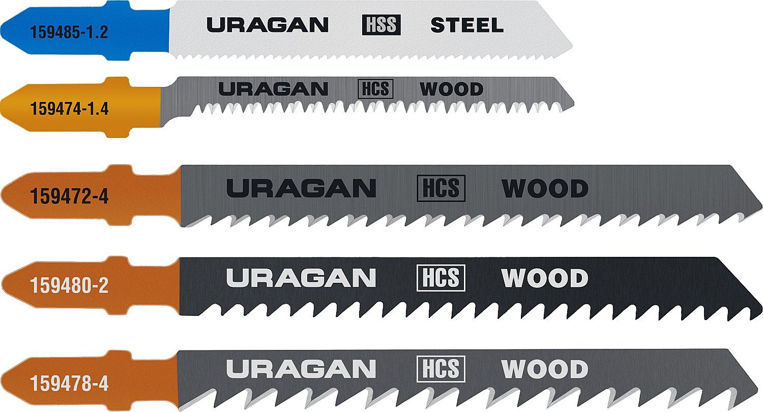 Набор полотен T101B, T101AO, T111C, T144D, T118A, по дереву и металлу, 5 предметов URAGAN