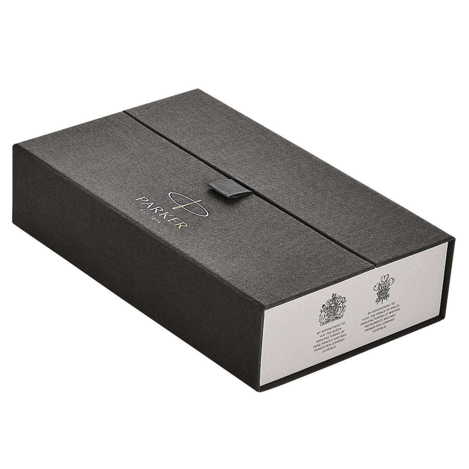 Ручка перьевая PARKER "Duofold Classic Centennial Black GT", корпус черный, позолоченные детали, черная, 1931381