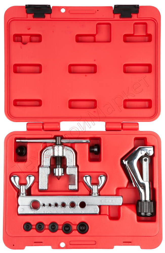 Набор ЗУБР "МАСТЕР" УНИВЕРСАЛ для резки, развальцовки и расширения под пайку труб с толщиной стенки до 1мм, в боксе