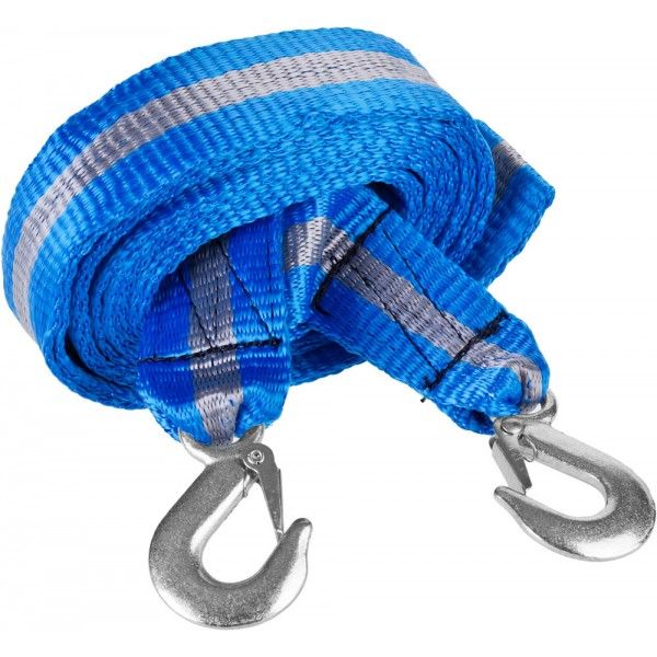 Трос буксировочный, 2 крюка, сумка, 5м, 5т ЗУБР "ЭКСПЕРТ"