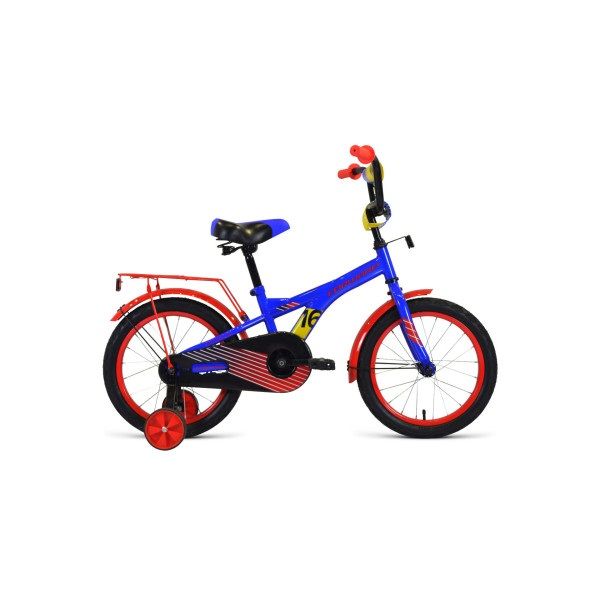 Велосипед FORWARD CROCKY 16 (16" 1 ск.) 2019-2020, синий/красный