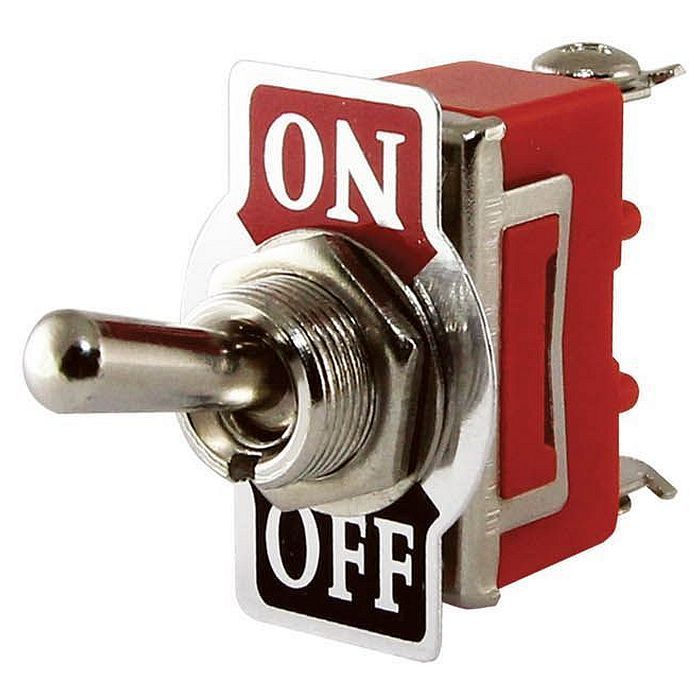 Выключатель-тумблер 1221 (ТВ2-2) вкл.- откл. 2 группы контактов