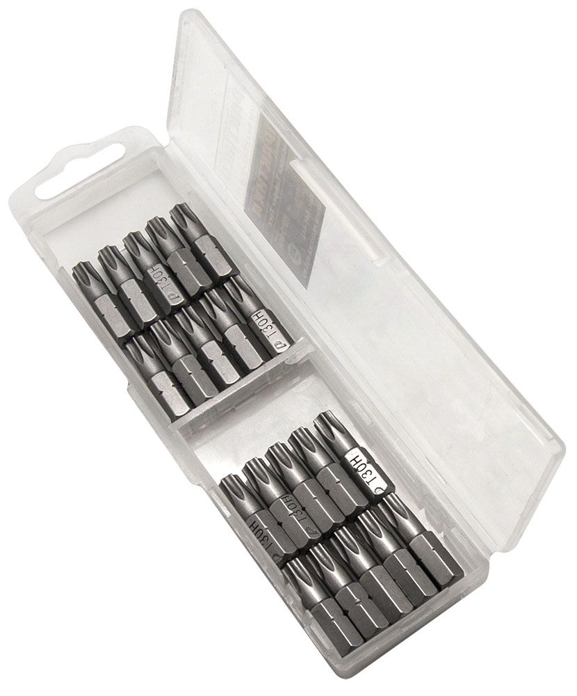 Бита отверточная, "Профи", Torx-30 х 25мм(20шт), кассета, ПРАКТИКА