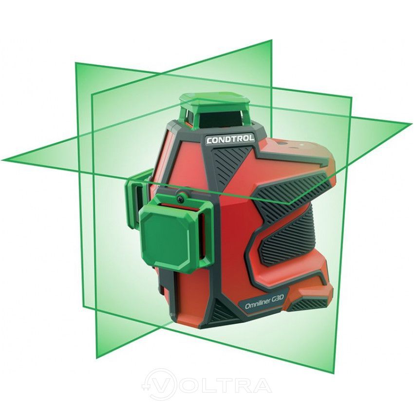 Лазерный нивелир Condtrol Omniliner 3D G (плотная сумка, аккумулятор, зарядное устройство) степень защиты IP 65 (ЗЕЛЕНЫЙ ЛАЗЕР)