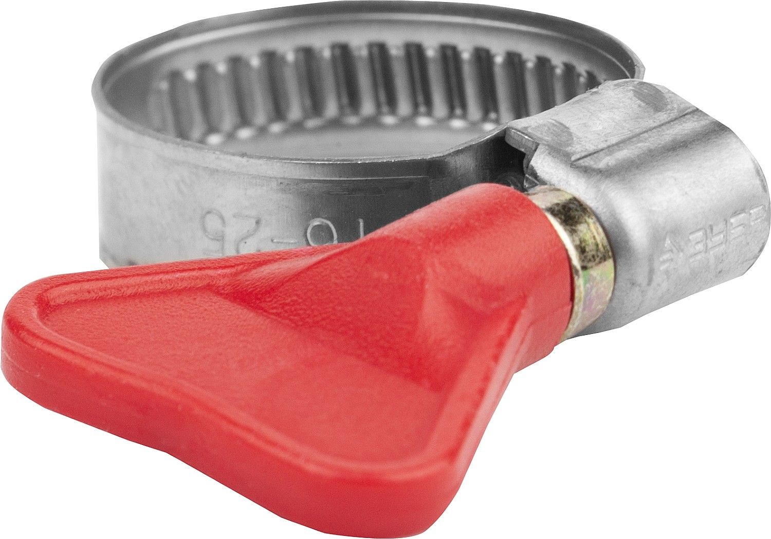 Хомуты "Бабочка", нерж. сталь, накатная лента 9 мм, 20-32 мм, 2 шт, ЗУБР Профессионал