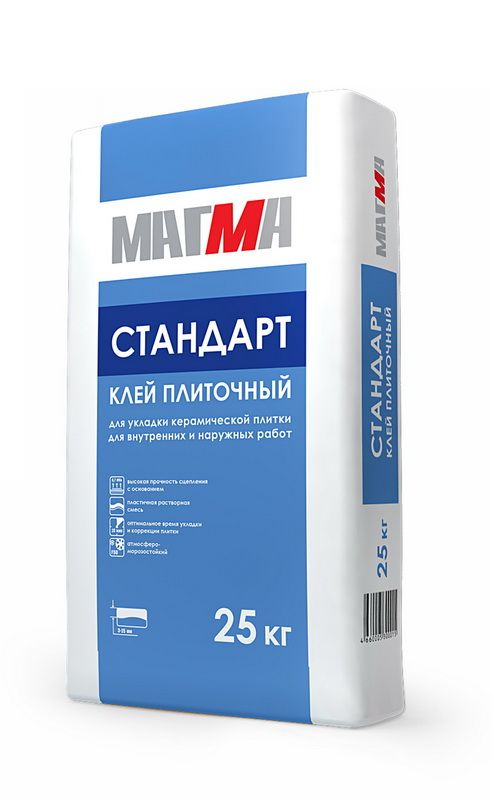 Клей плиточный МАГМА "Стандарт" (25 кг)