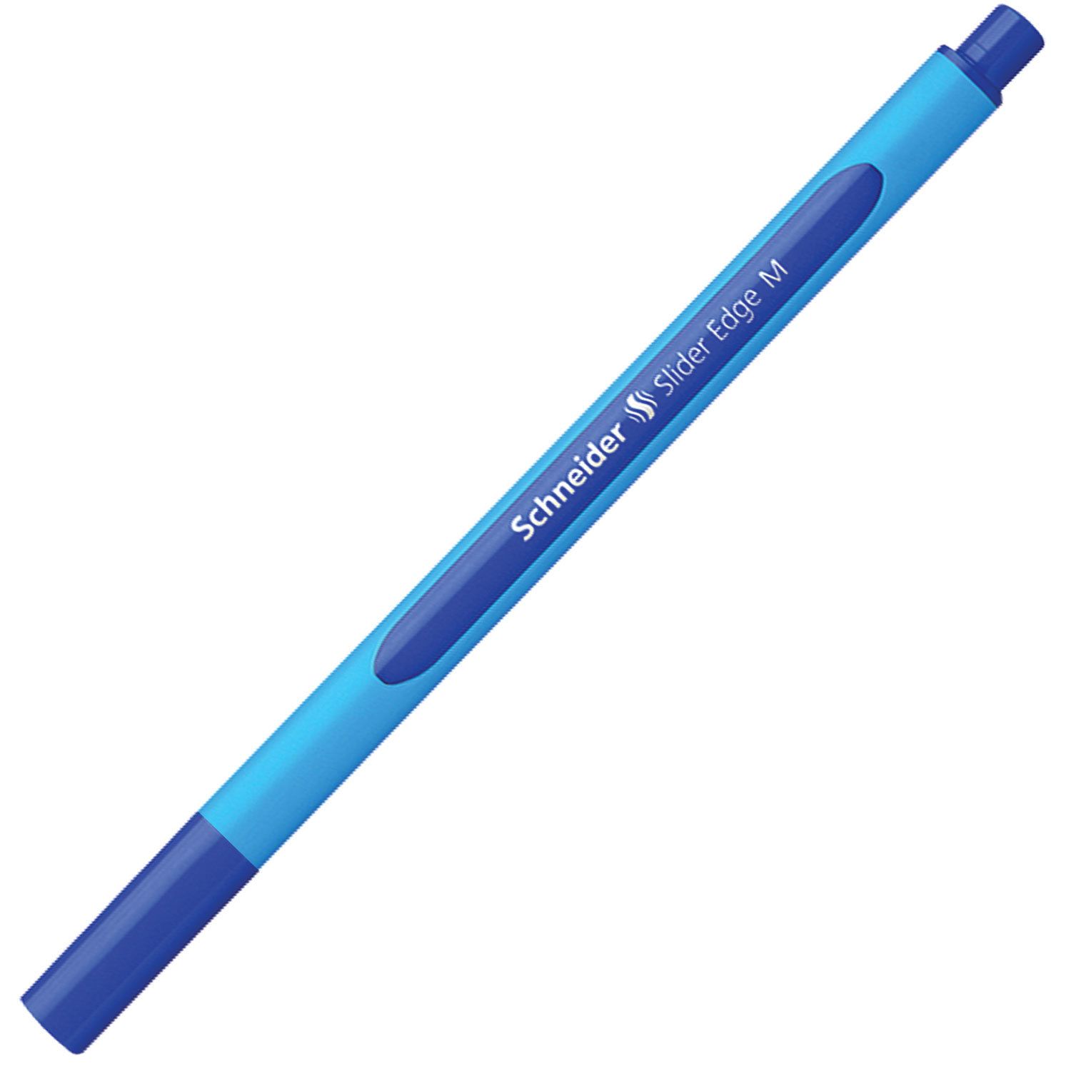 Ручка шариковая SCHNEIDER (Германия) "Slider Edge M", СИНЯЯ, трехгранная, узел 1 мм, линия письма 0,5 мм, 152103