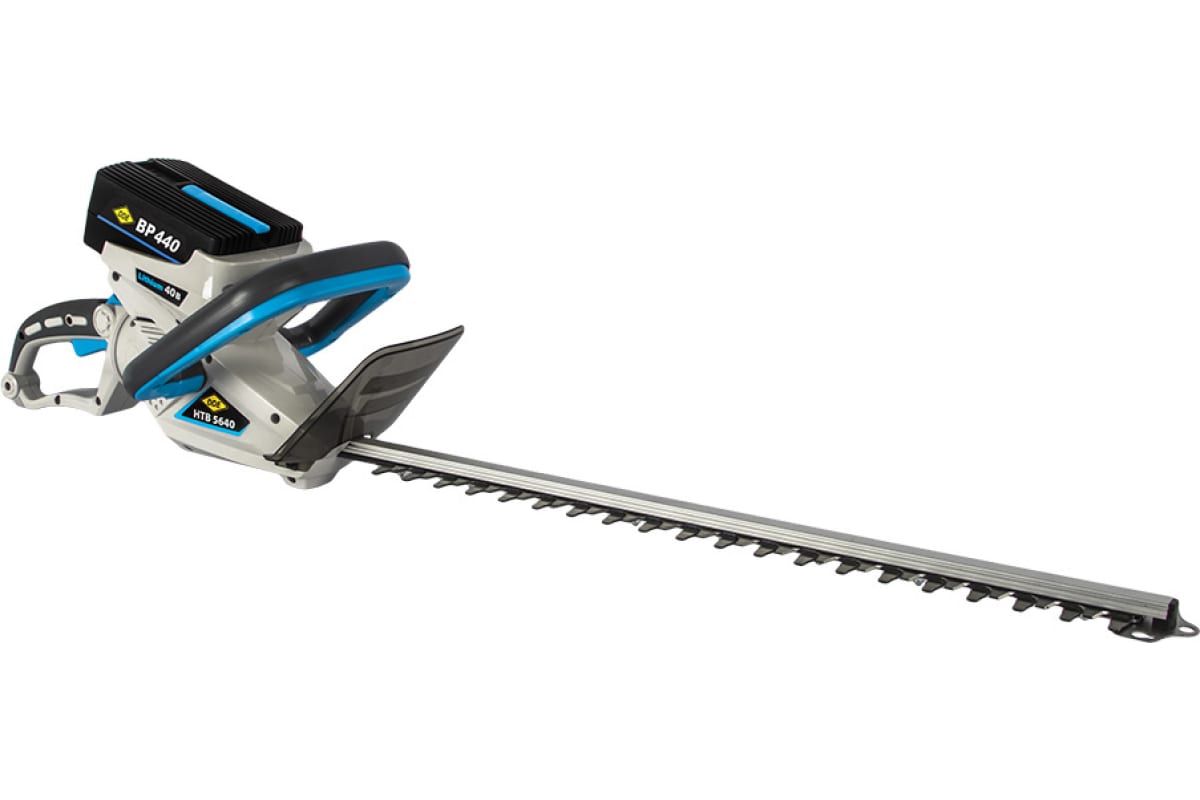 Ножницы аккумуляторные садовые DDE BlueTech HTB 5640 (нож 2-сторонний, 56 см, макс., диам., веток 18 мм, поворотная рукоятка, без ЗУ и АКБ)