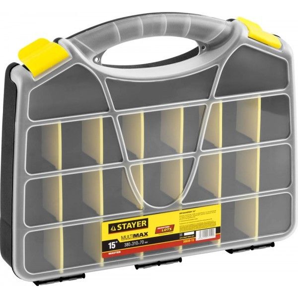 Органайзер STAYER "MASTER" для крепежа и принадлежностей, 380х310х70мм (15")