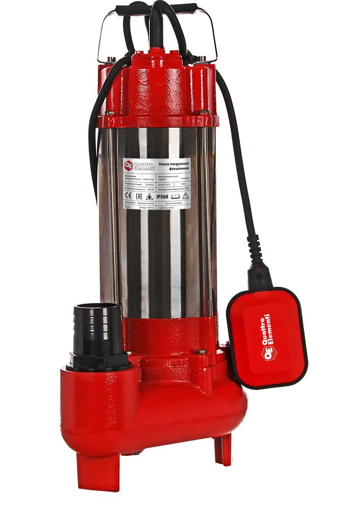 Насос фекальный  QUATTRO ELEMENTI Sewage 1200F Ci