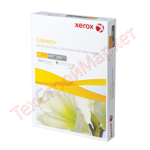 Бумага XEROX COLOTECH PLUS, А4, 250 г/м2, 250 л., для полноцветной лазерной печати, А++, Австрия, 170% (CIE), 003R98975
