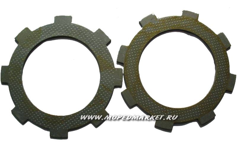 Диск сцепления (компл=3шт) полуавтомат YX 139FMB,147FMH,152FMH 50-110см3