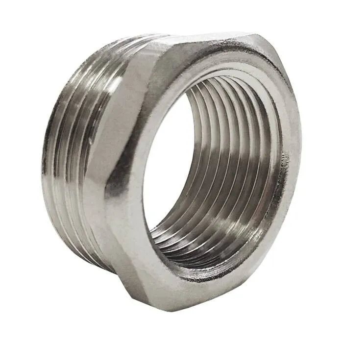 Футорка НИКЕЛИРОВАННАЯ VALFEX  НР 3/8" - ВР 1/4" (700/10) К