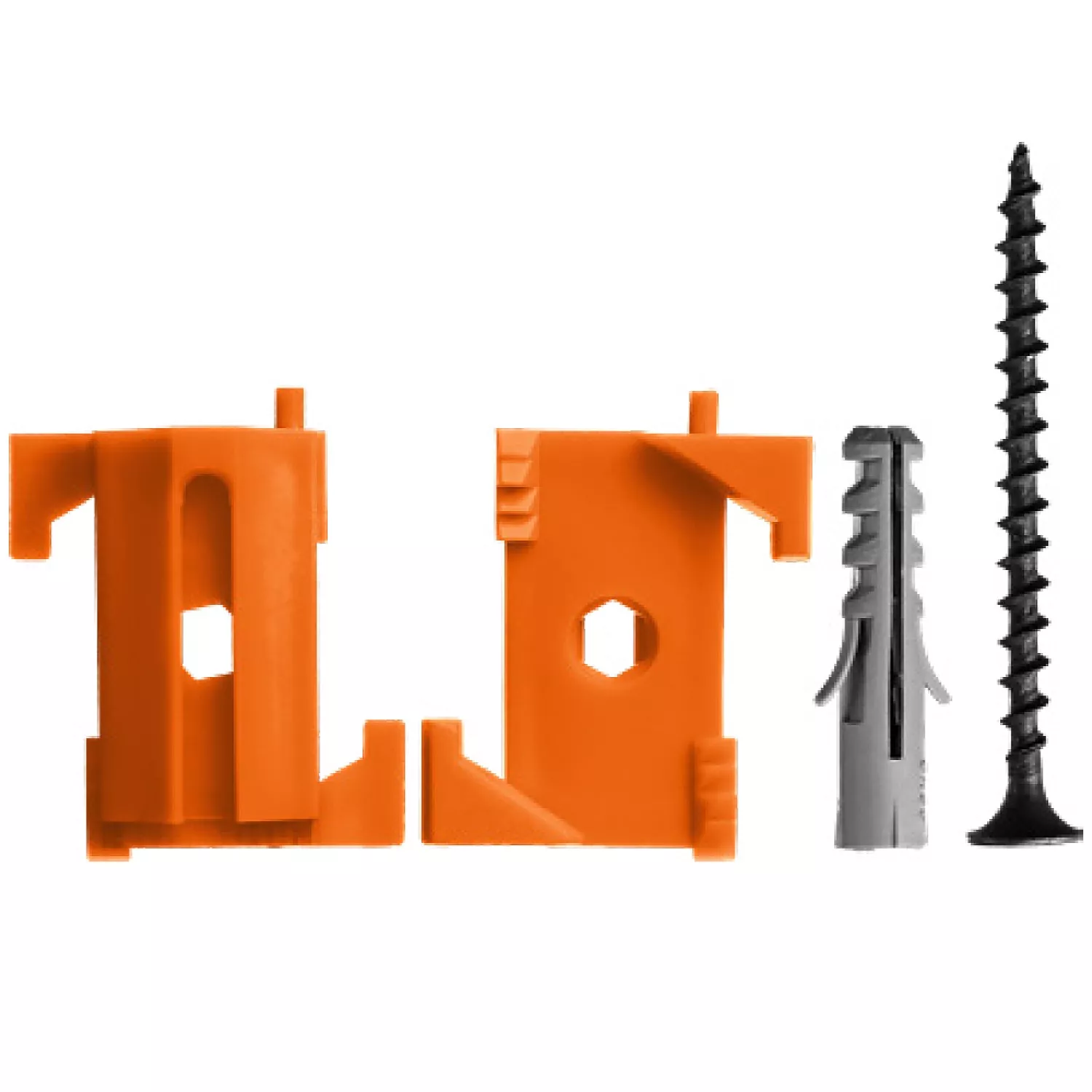 Система крепления штукатурных маяков в комплекте с дюбелем и саморезом ВИНТ-Н25  набор, 25 шт ЗУБР