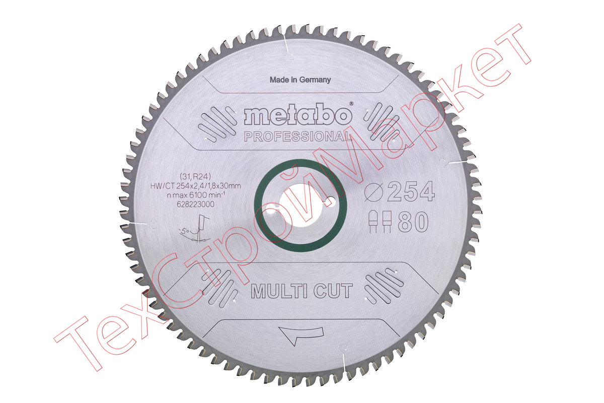 Диск пильный для циркулярных пил PK 300, PKV 300 G (300х2,8/2,2х30 мм; Z96) Metabo