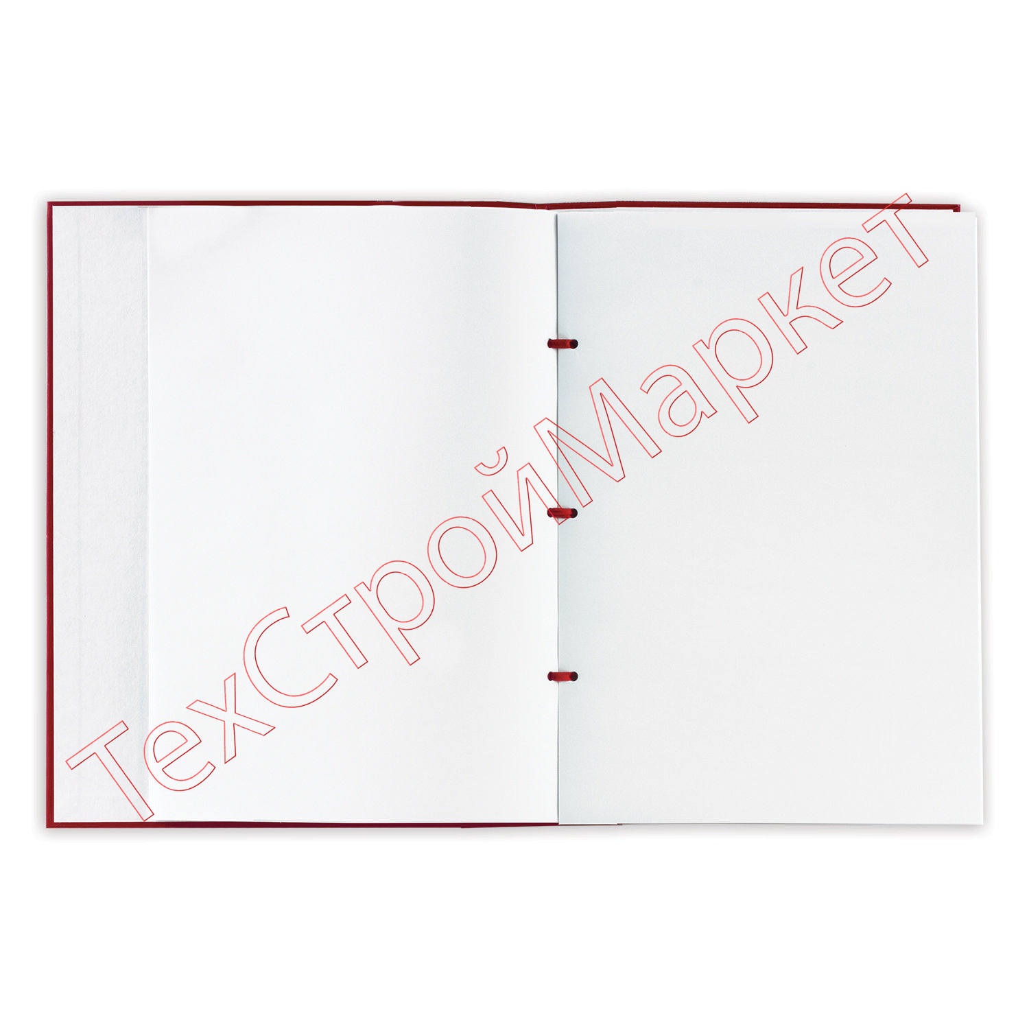 Папка для дипломного проекта STAFF, А4, 215х305 мм, жесткая обложка, бумвинил красный, 100 л;, без рамки, 127525