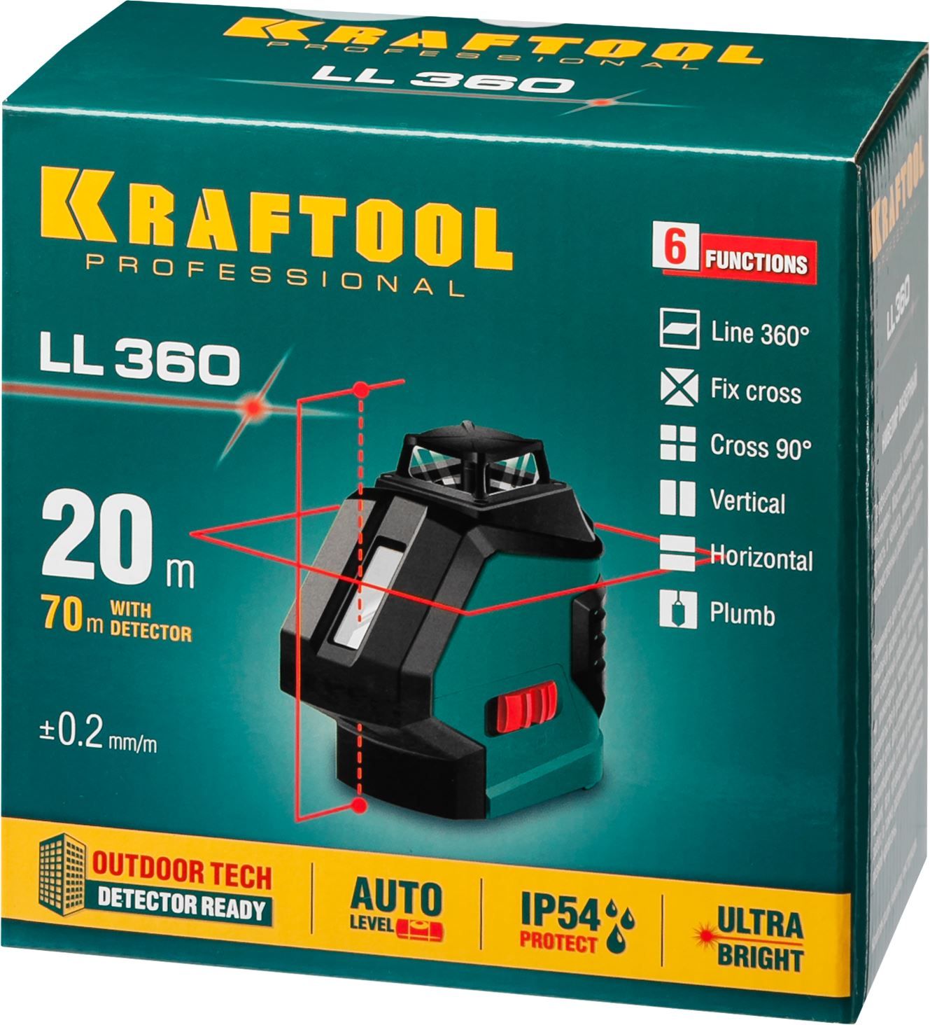Нивелир лазерный KRAFTOOL LL360