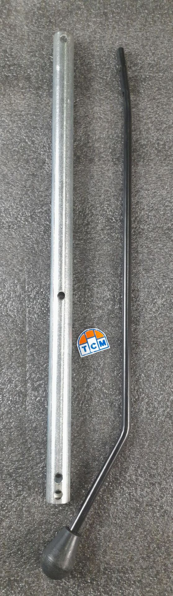 Рычаг переключения скоростей снегоуборщика в сборе ручкой п.155-156 (L=600 мм) AC-F-650E/700/700EV (10511010/080121/0001925, Китай)																		