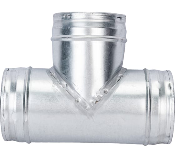 Вентиляция круглая тройник ВКТР 140/140/90/0,5/Zn Без покраски