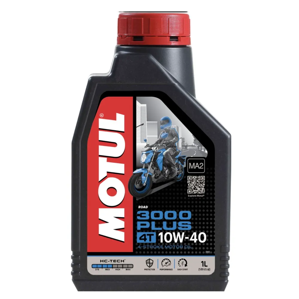 Масло моторное минеральное 3000 PLUS 4Т 10W40 (1л) MOTUL