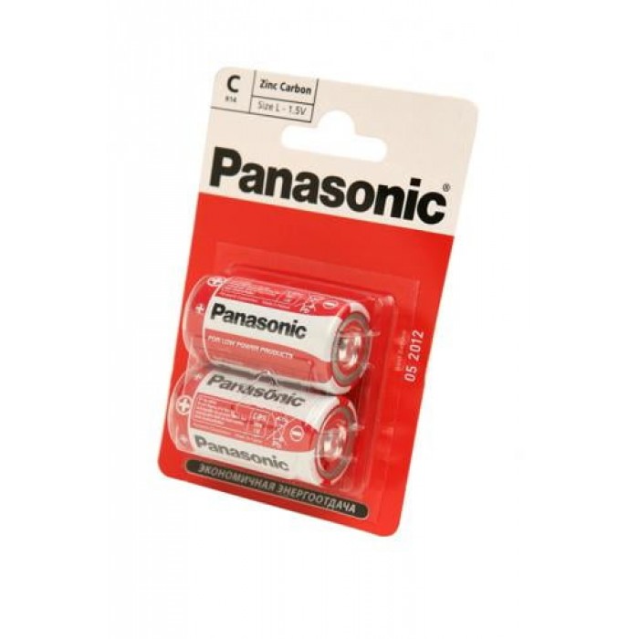 Элемент питания Panasonic R14 HD Zinc Carbon