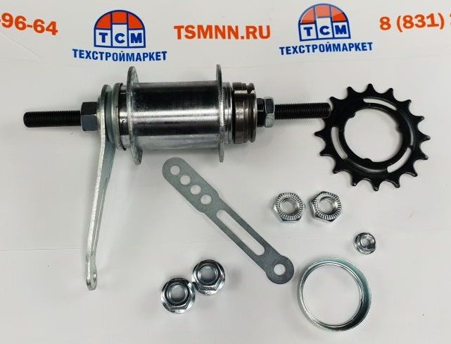 Втулка заднего колеса дорожный GW-09008-109 хром