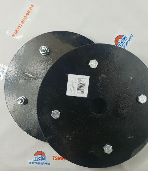 Утяжелитель грунтозацепов /4 блина+8 болтов/ МБ Форза,ОКА,Каскад,Нева (24кг) Круг