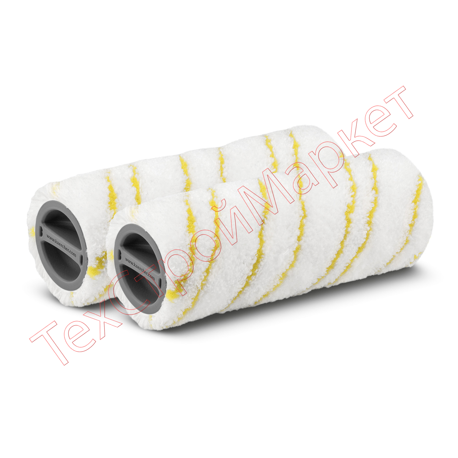 Комплект желтых роликовых щеток для швабры FC Karcher 2.055-006.0