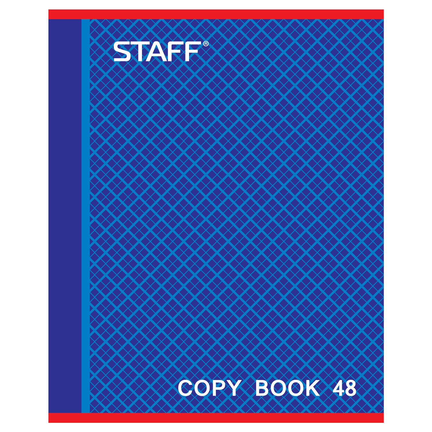 Тетрадь А5, 48 л., STAFF, клетка, офсет №2 ЭКОНОМ, обложка картон, "АБСОЛЮТ", 402784