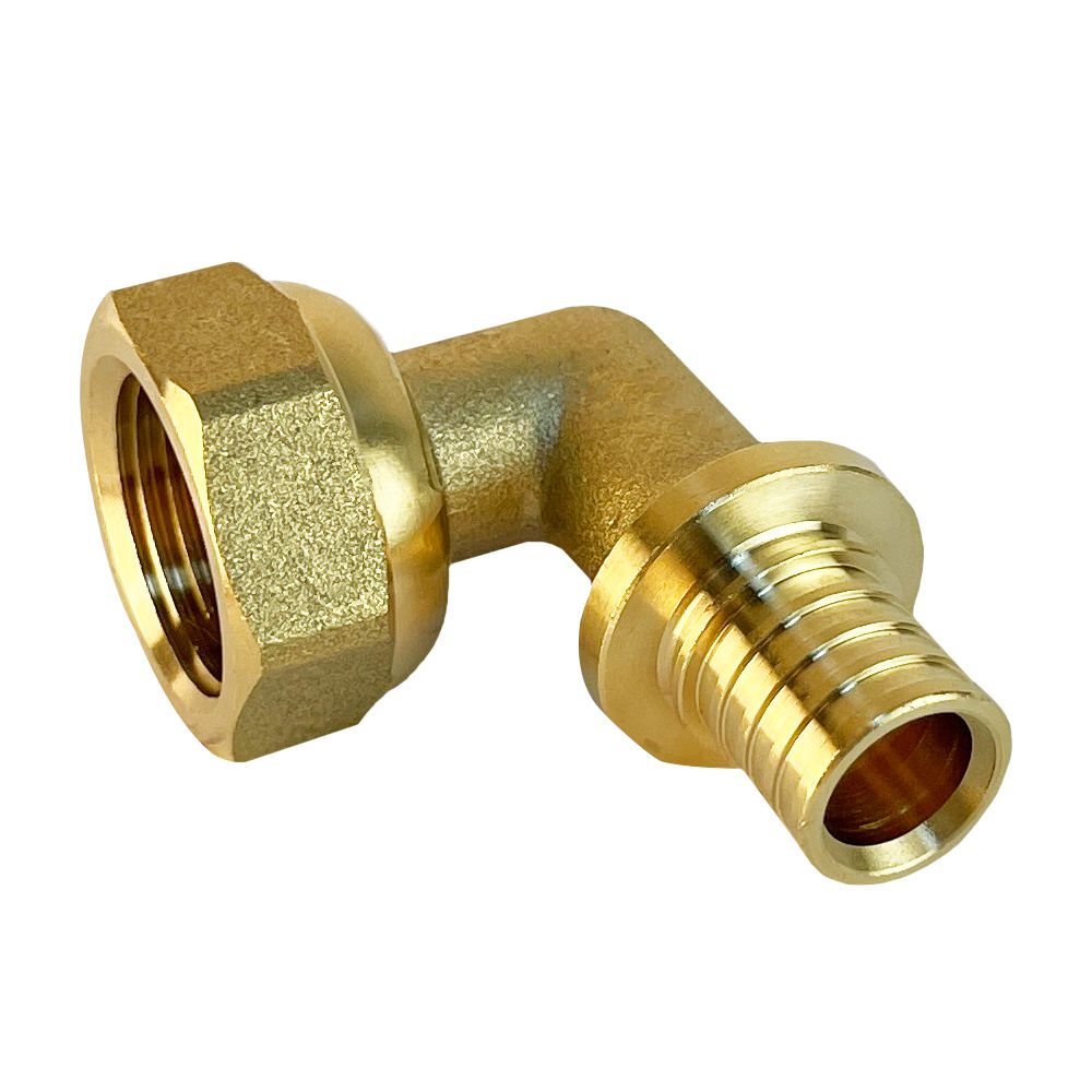 Угольник надвижной с переходом на вн.р. 16(2,2) х 1/2" (VALFEX) (180/10) К