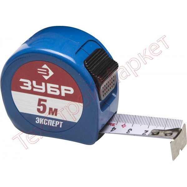 Рулетка алюминиевый корпус повышенной прочности, нейлон покрытие, компактная эргоном конструкция, 5 ЗУБР
