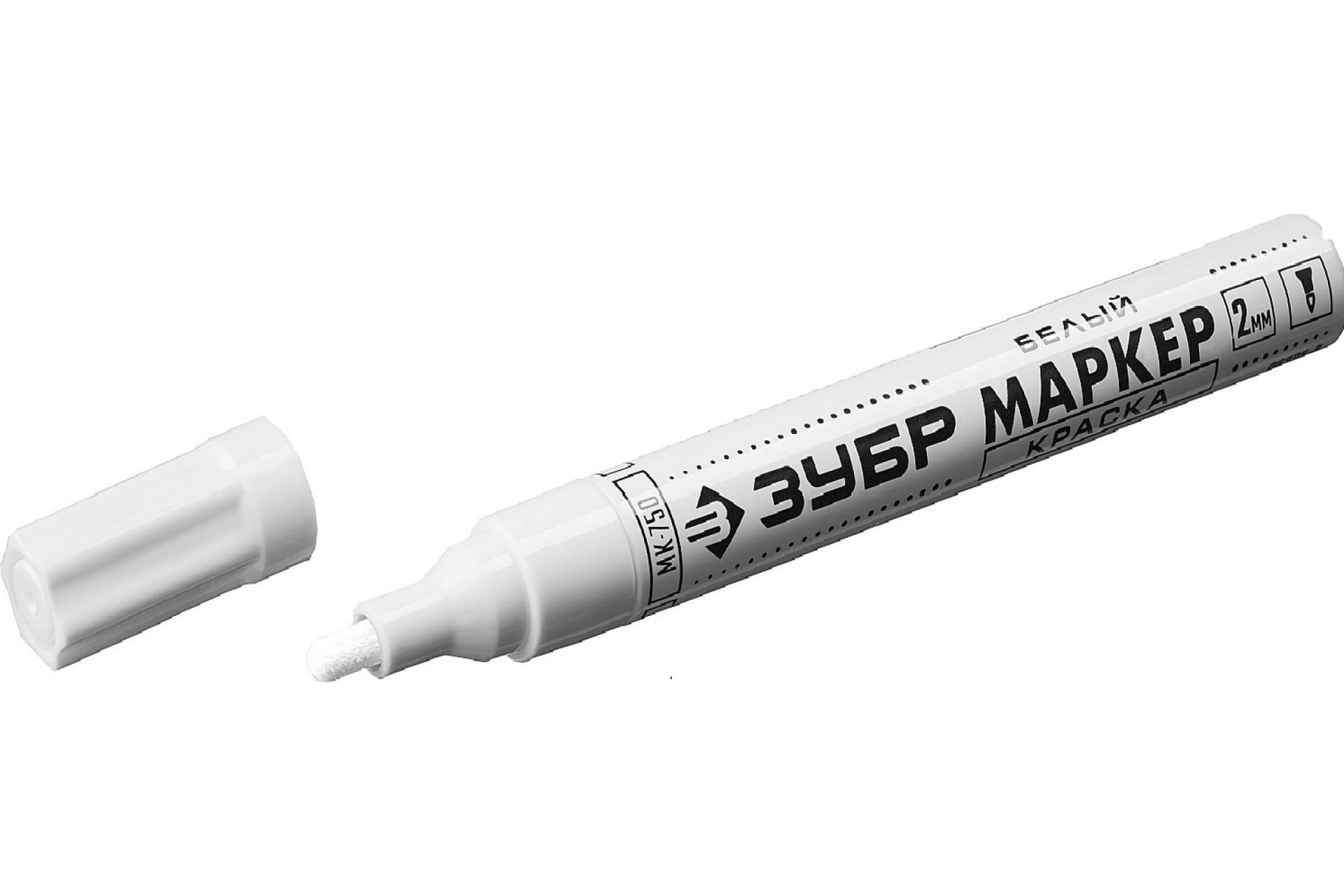 Маркер-краска круглый наконечник красный МК-400, ЗУБР