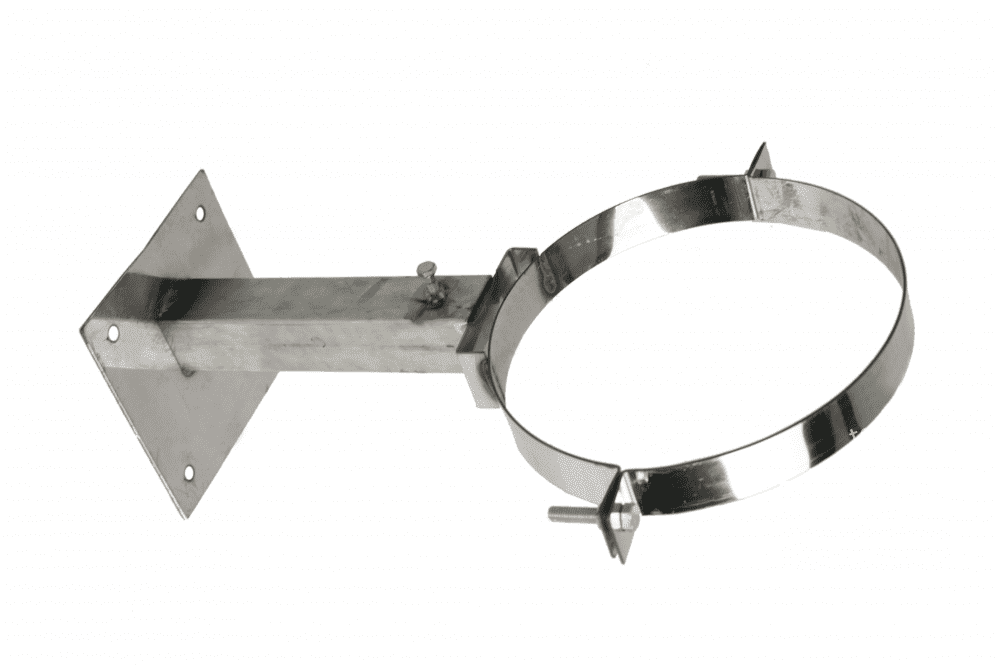 Кронштейн для монтажной площадки Дымоходофф d-200 L-50/150 (Нерж.ст.430/1мм) 