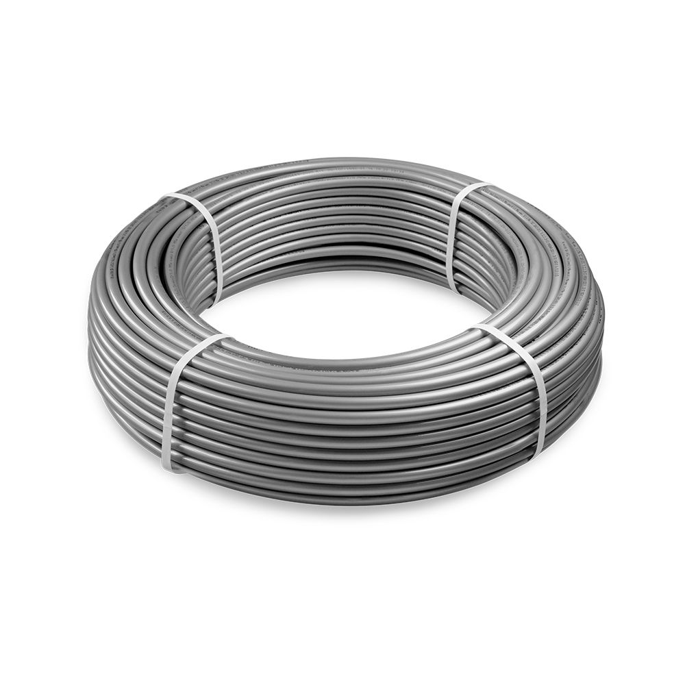 Труба из сшитого полиэтилена с барьерным слоем EVOH, тип PE-Xa 20х2,8 мм СЕРАЯ (VALFEX) К метр/пог.