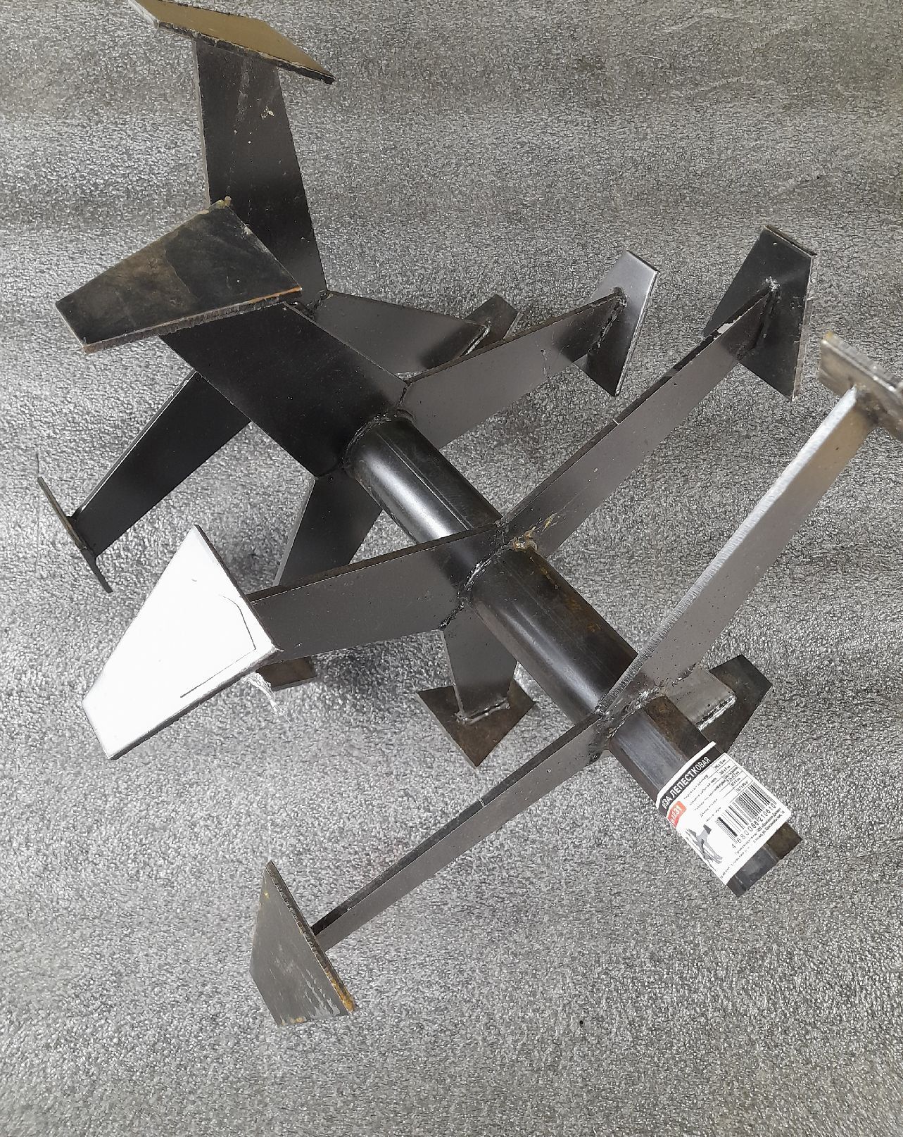 Фреза лепестковая вал S24, D390 мм. шир. раб. части 355 мм.(4 ряда) дл. втулки 82 мм.