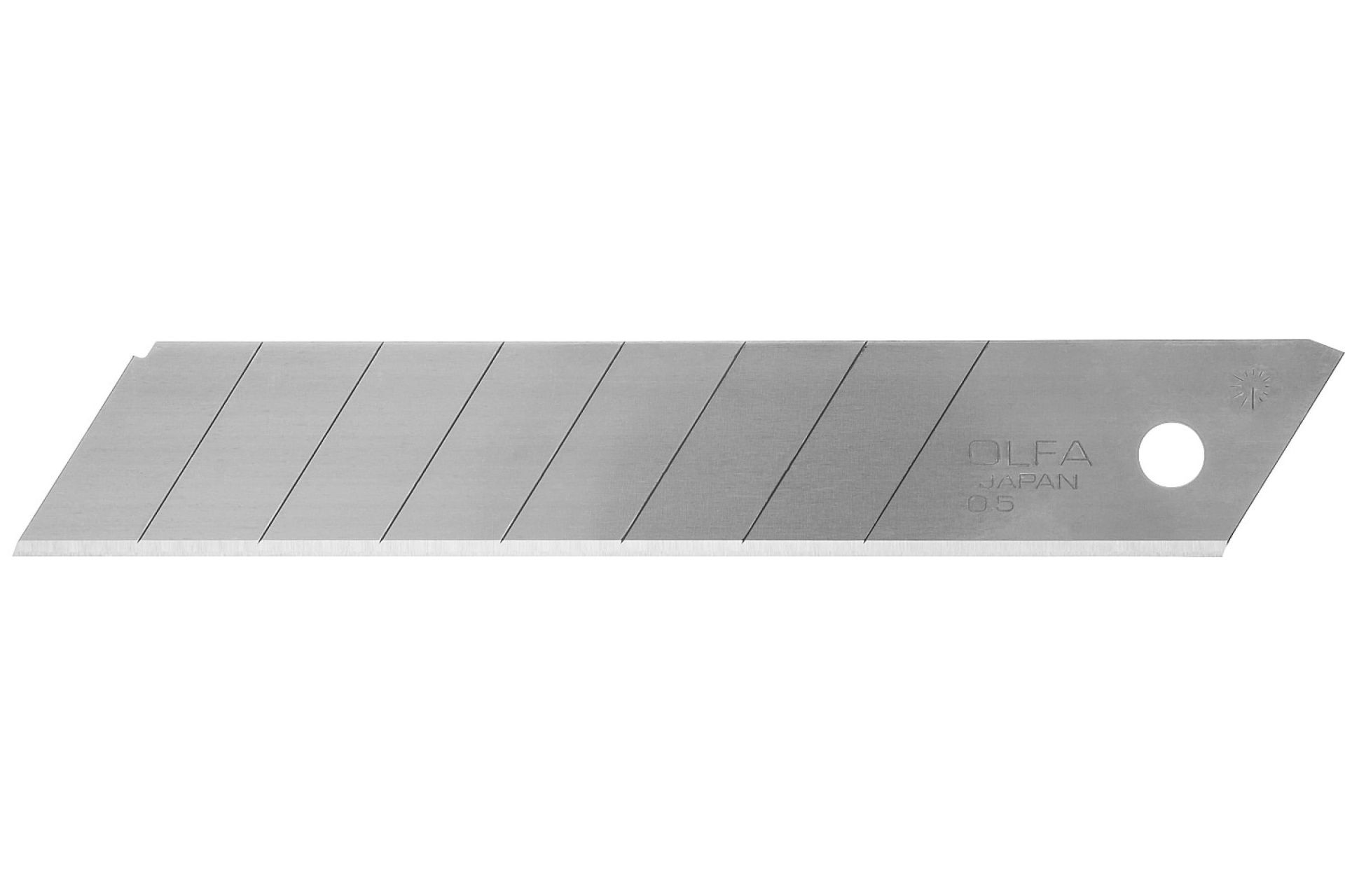 Лезвие сегментированное, 18 мм, 10шт, в боксе OLFA