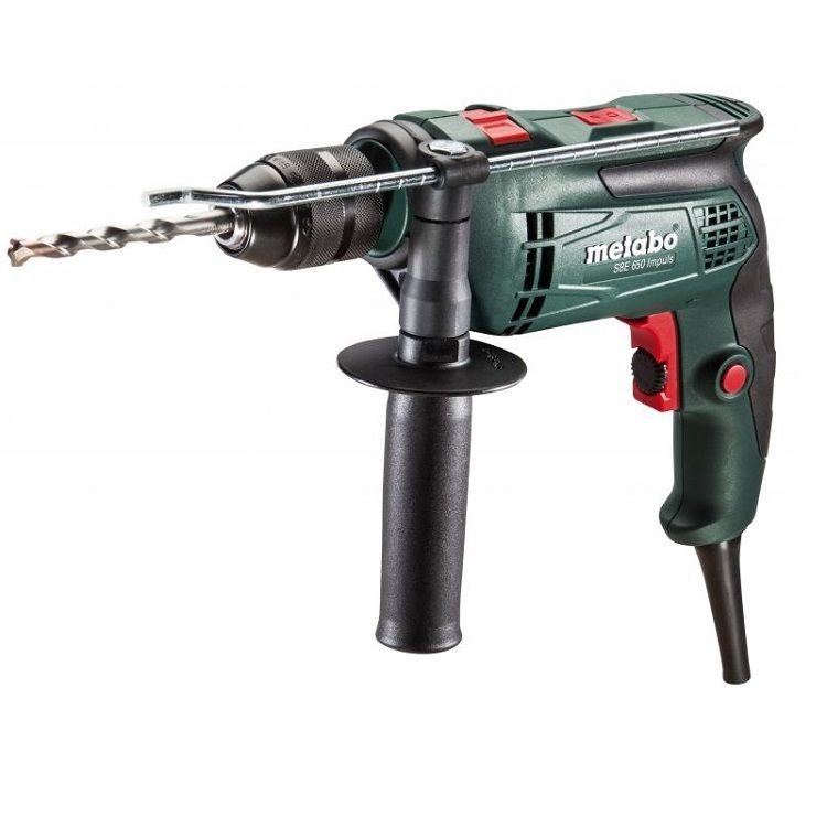 Дрель ударная Metabo SBE 650 Impuls 650вт,БЗП,кейс