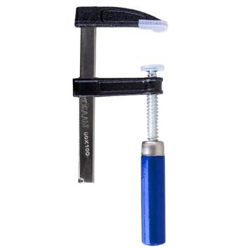 Струбцина F-образная КОБАЛЬТ 50 x 100 мм, деревянная рукоятка