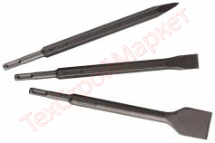 Набор зубил SDS+ Metabo  из 1х31421, 1х31420, 1х31425