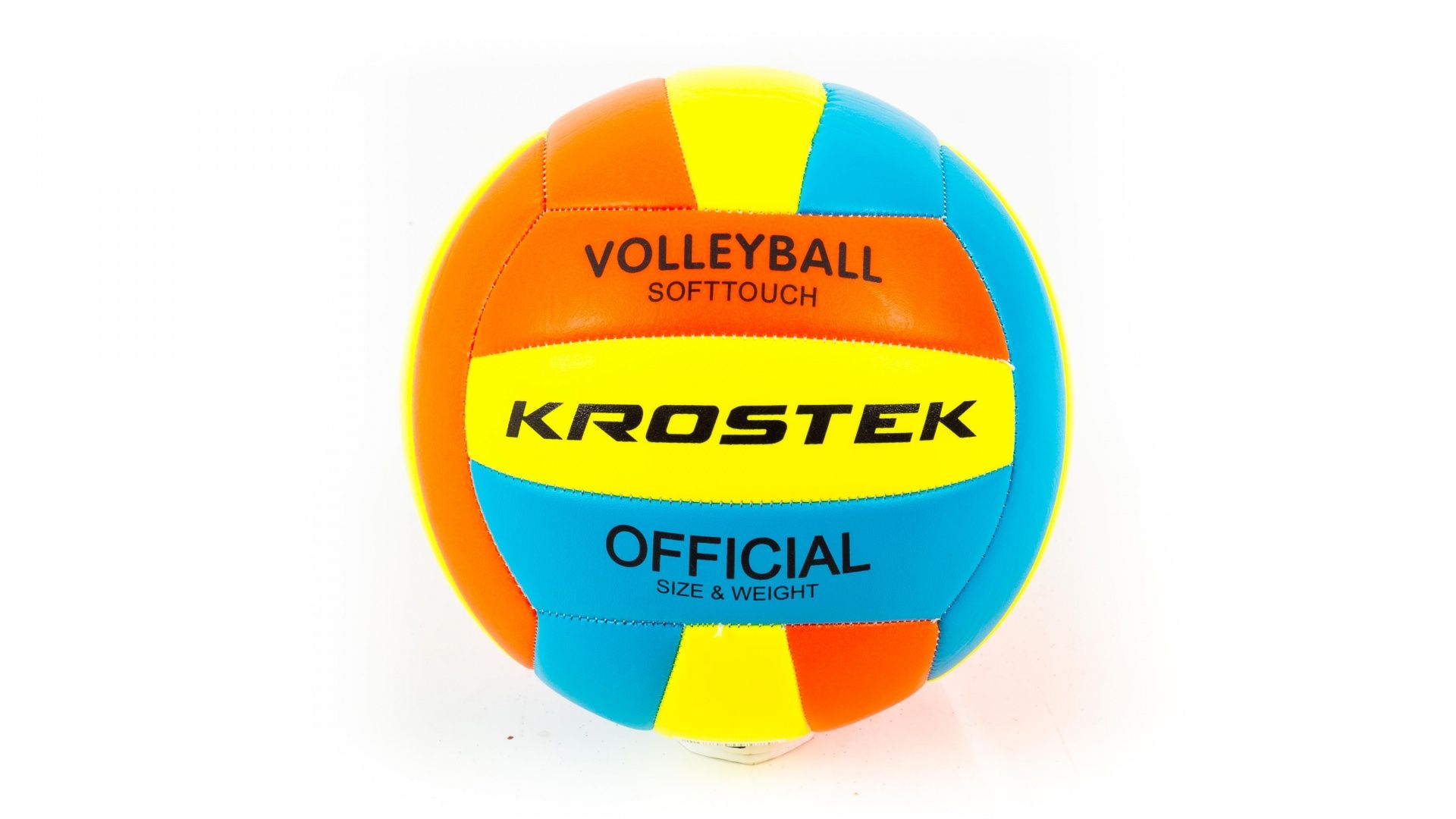 Мяч KROSTEK волейбольный #1 size 5 ПВХ