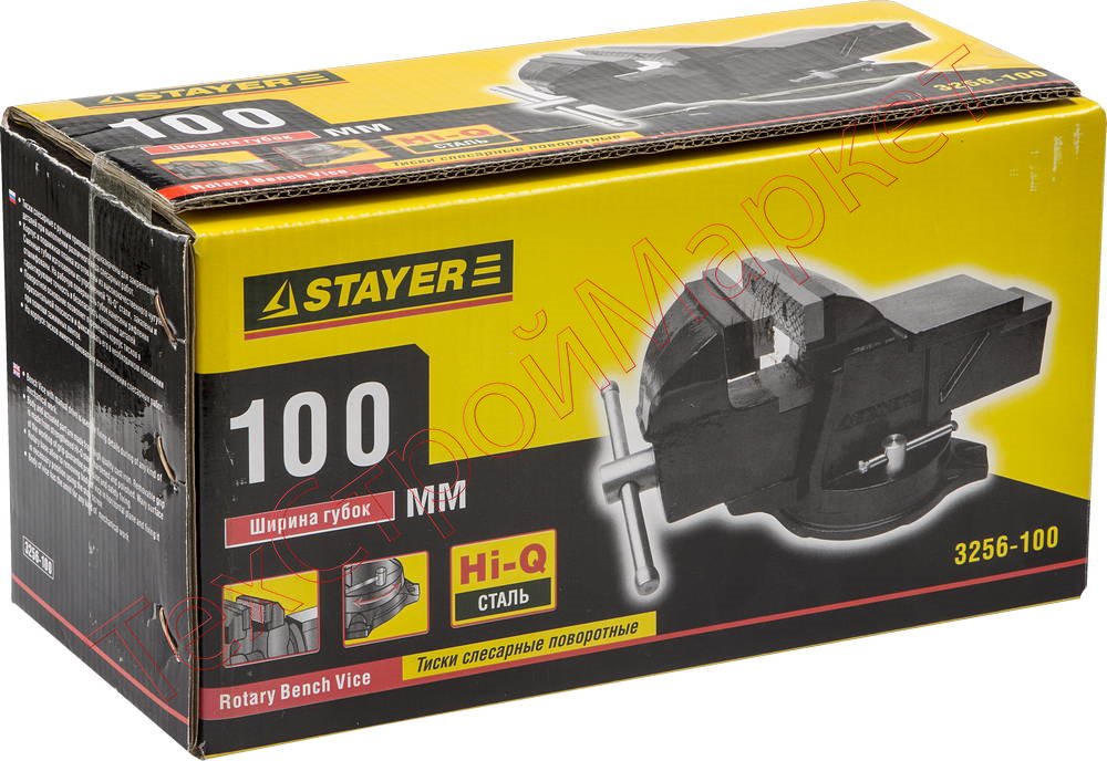 STAYER, 100 мм, слесарные тиски